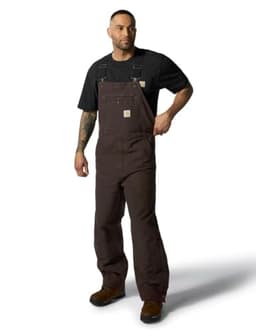 Carhartt Washed Duck Insulated Bib Overall product photo
