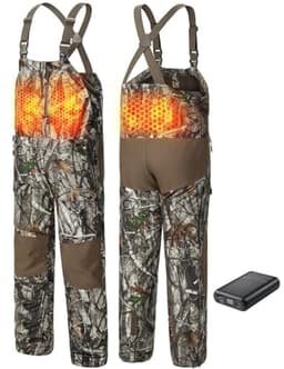 TideWe Heated Hunting Bibs for Men product photo