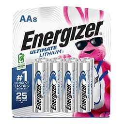 Energizer Ultimate Lithium AA batteries, 8-pack product photo